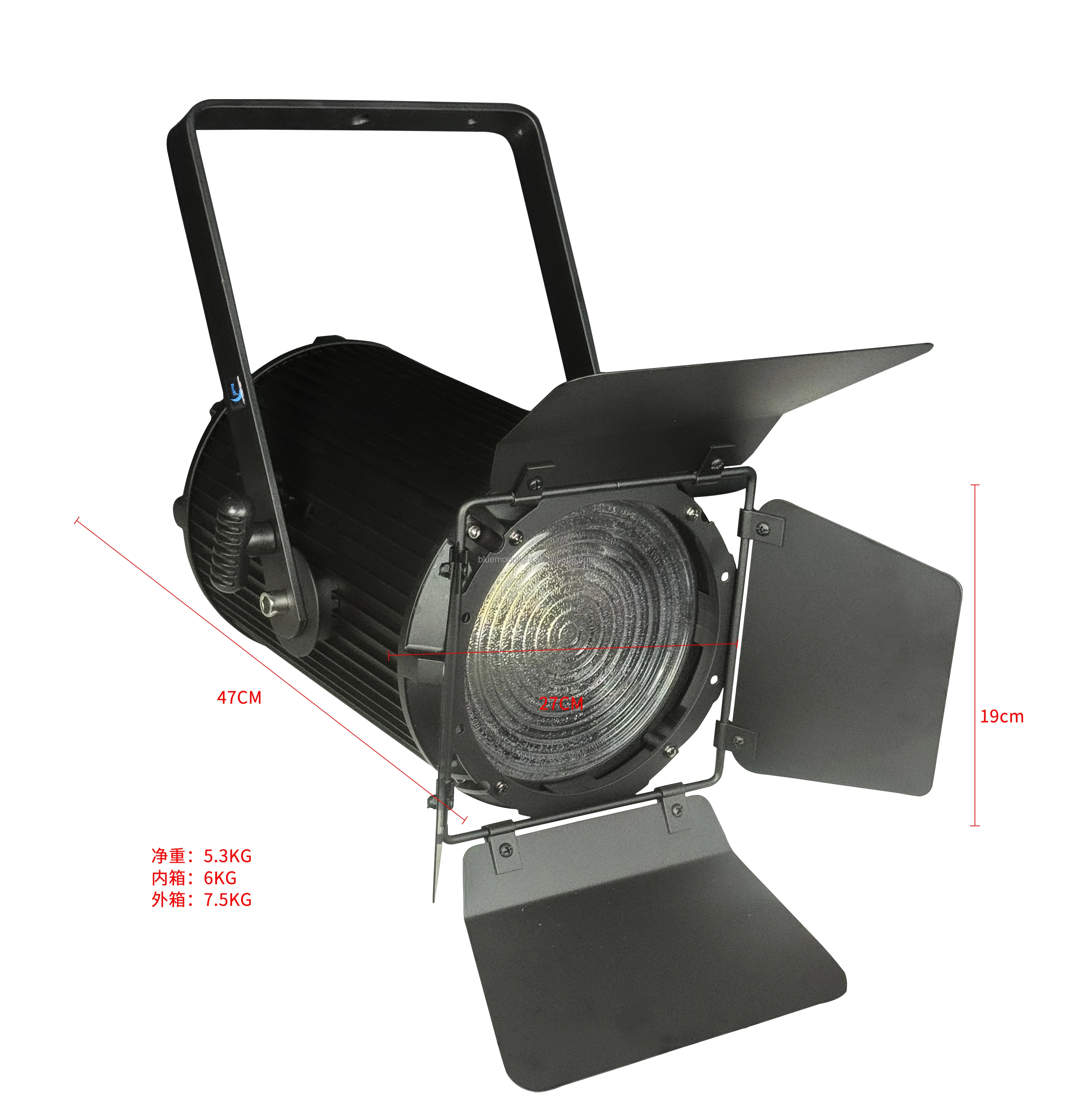 200W Cool White Warm White LED Fresnel Theater Spot Profile Light