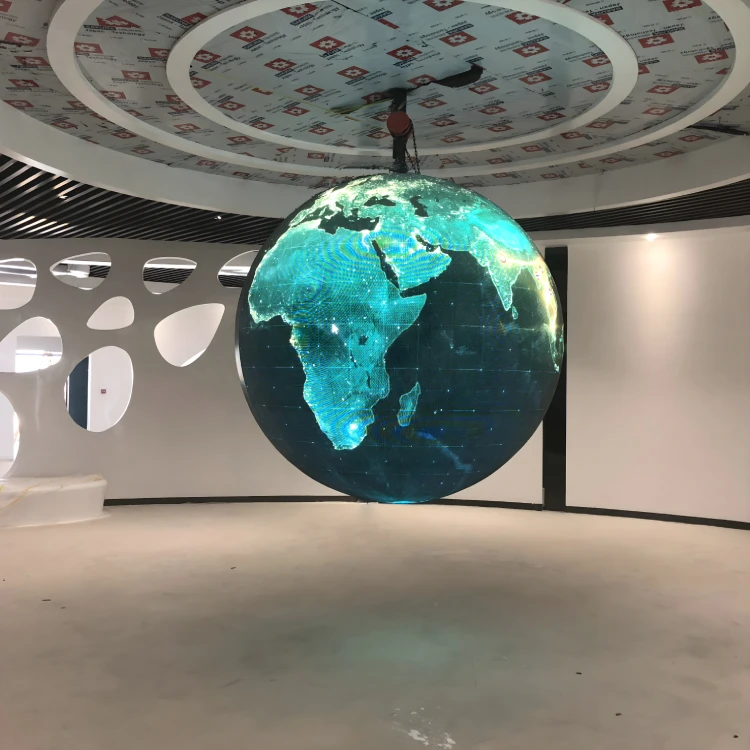 Customized LED Spherical Ball Light Screen LED Video Sphere Screen ...