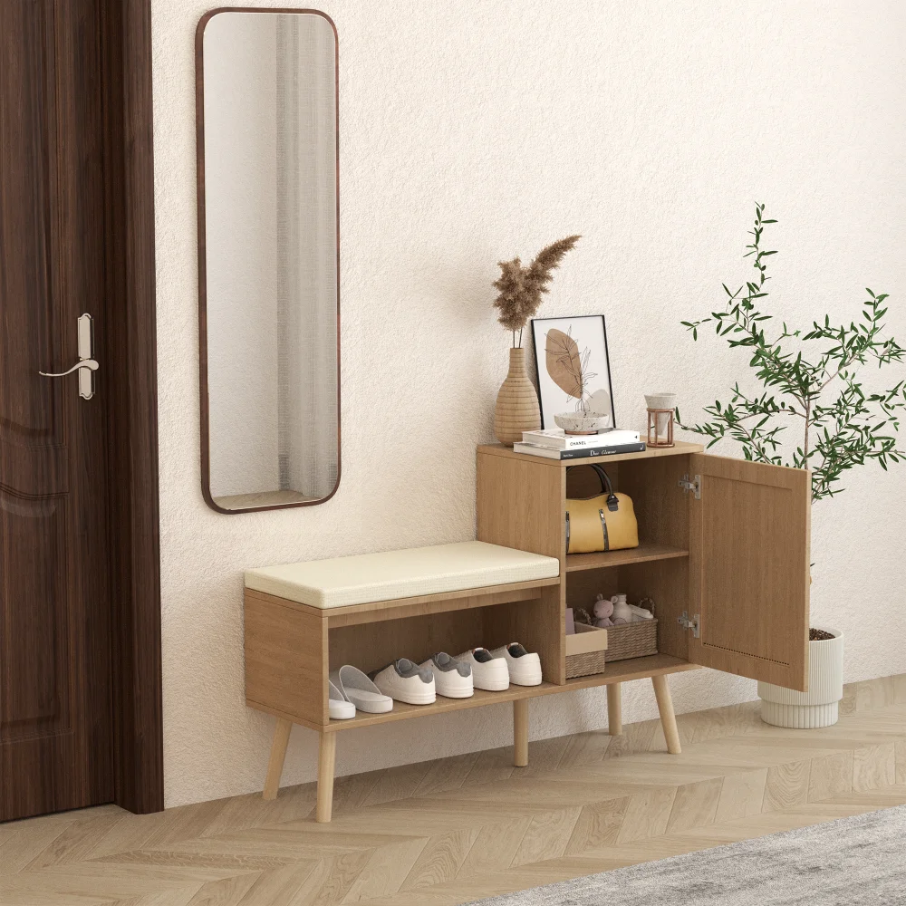 Elvarenae Ravelle Shoe Storage Bench — product detail