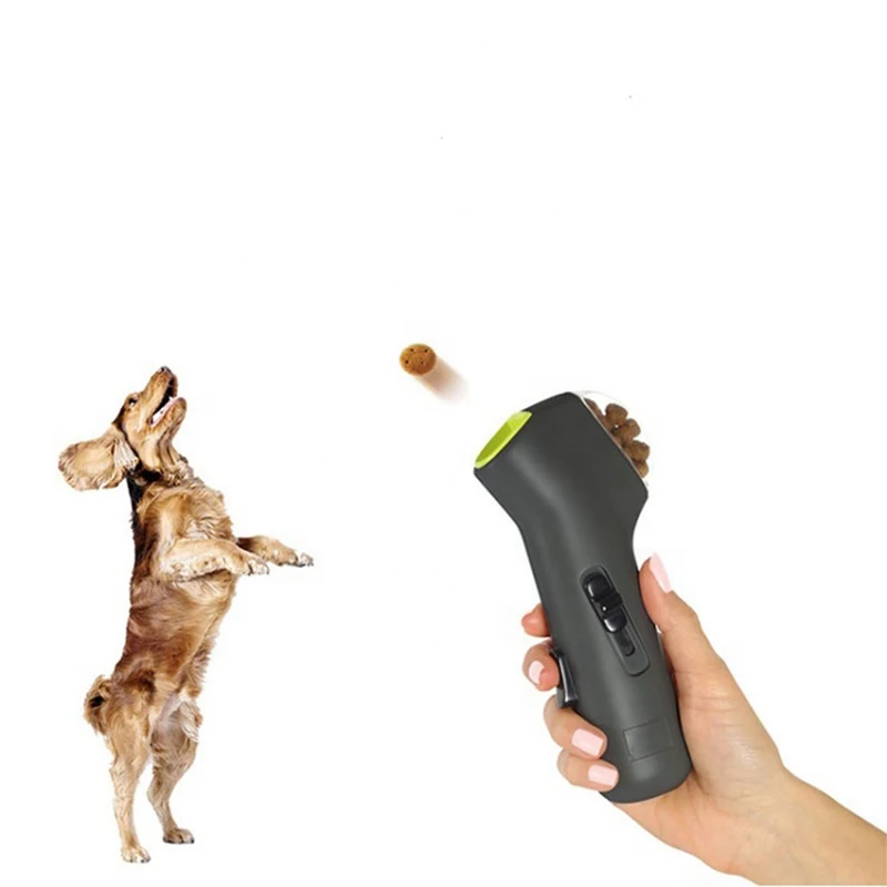 Pet Treat Launcher Dog Food Catapult Puppy Snack Shooter Feeder Pet  Training Food Dispenser Toys Dog Interactive Toys