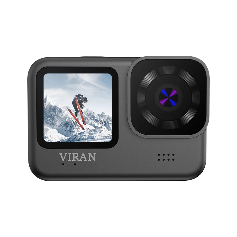 Factory 4K Portable Action Camera Dive EIS Dual Screen Outdoor Bike Helmet 4K Action Camera Motorcycle Camera
