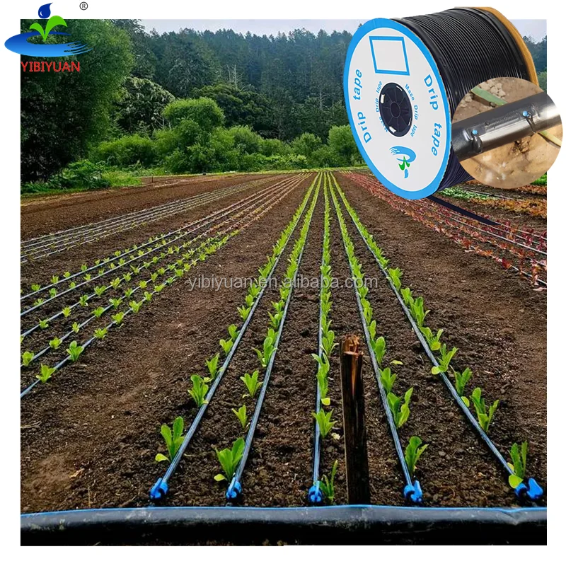 Banana Drip Irrigation Tape 16mm X 1000m 1500m 2000m 2l/h Uv Sistema De Riego Por Goteo