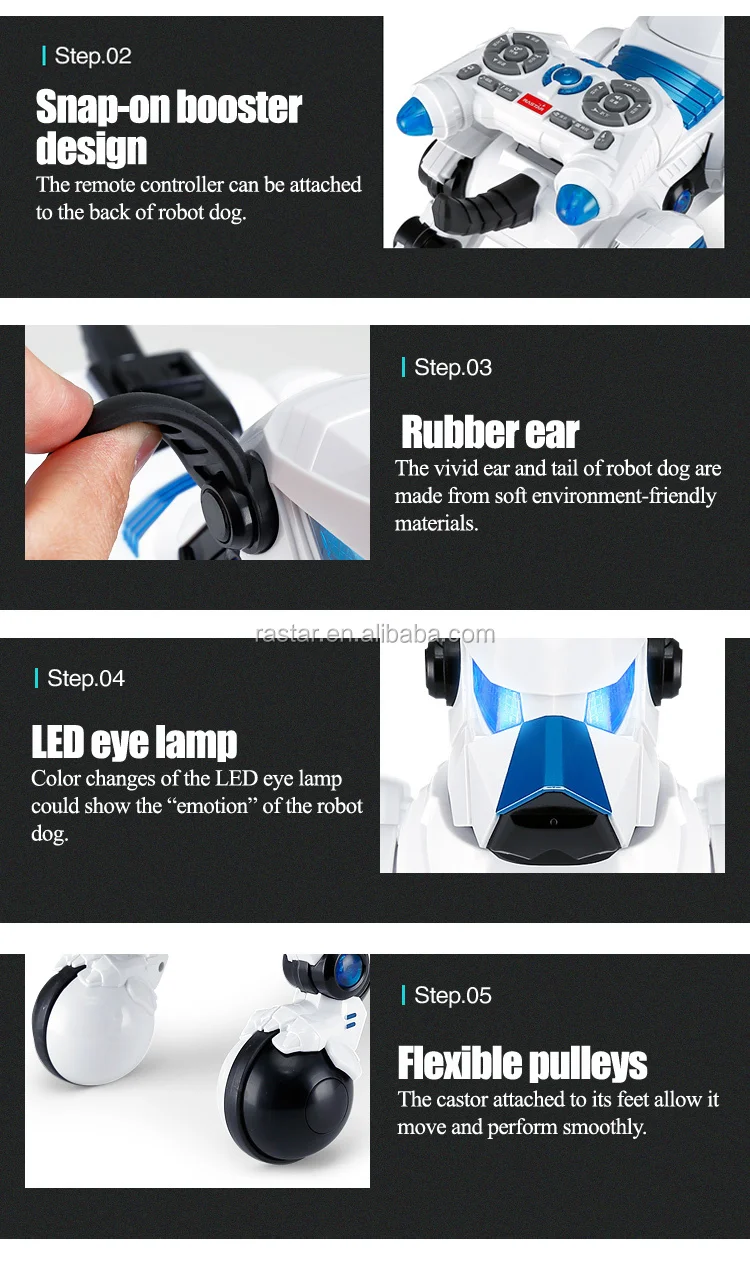 Rc Battery Electronic Educational Robot Dog Rastar Smart Toy Buy Toy