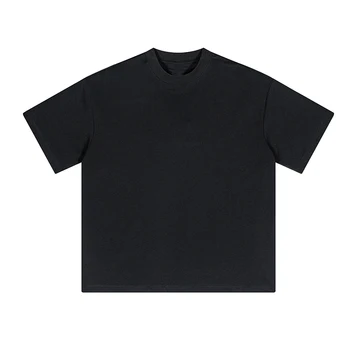 ZW 2025 Spring Summer Men's Mint Mambo T-shirt Loose Casual Solid Pattern Sorona Screen Printing Cool Design for Teenagers