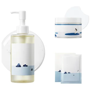 ROUNND LlAB 1025  Cleansing Oil Deep Pore Cleansing Makeup Blackhead Remover Cleansing Oil   Water Gel Hydration Mak