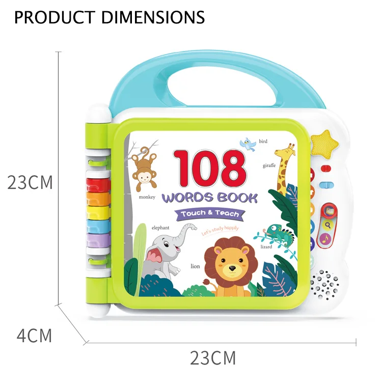 Обучающая машина 108 английских слов с обучающей книгой bluetooth