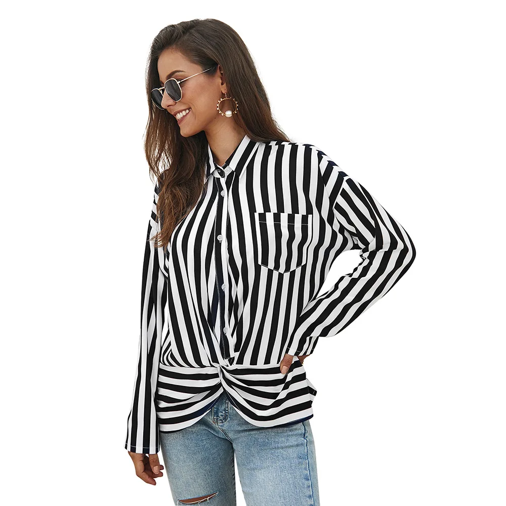 2022 Fall Custom Logo Elegant Stripe 