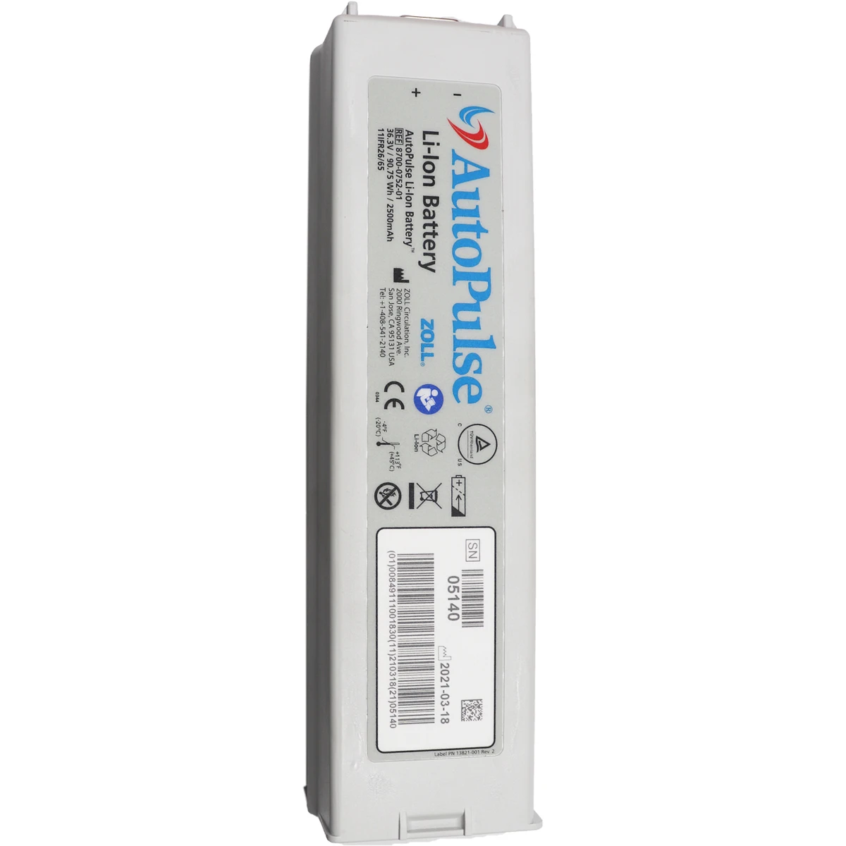 Zoll AutoPulse Li-Ion Battery – Model 8700-0752-01, Defibrillator, Used, USA