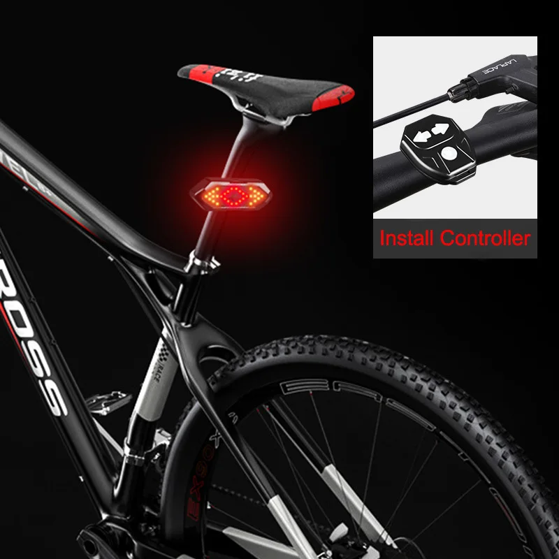Hot Selling Bicycle Bike Tail Light Set Remote Control Rechargeable with Battery Power Supply Spare Parts