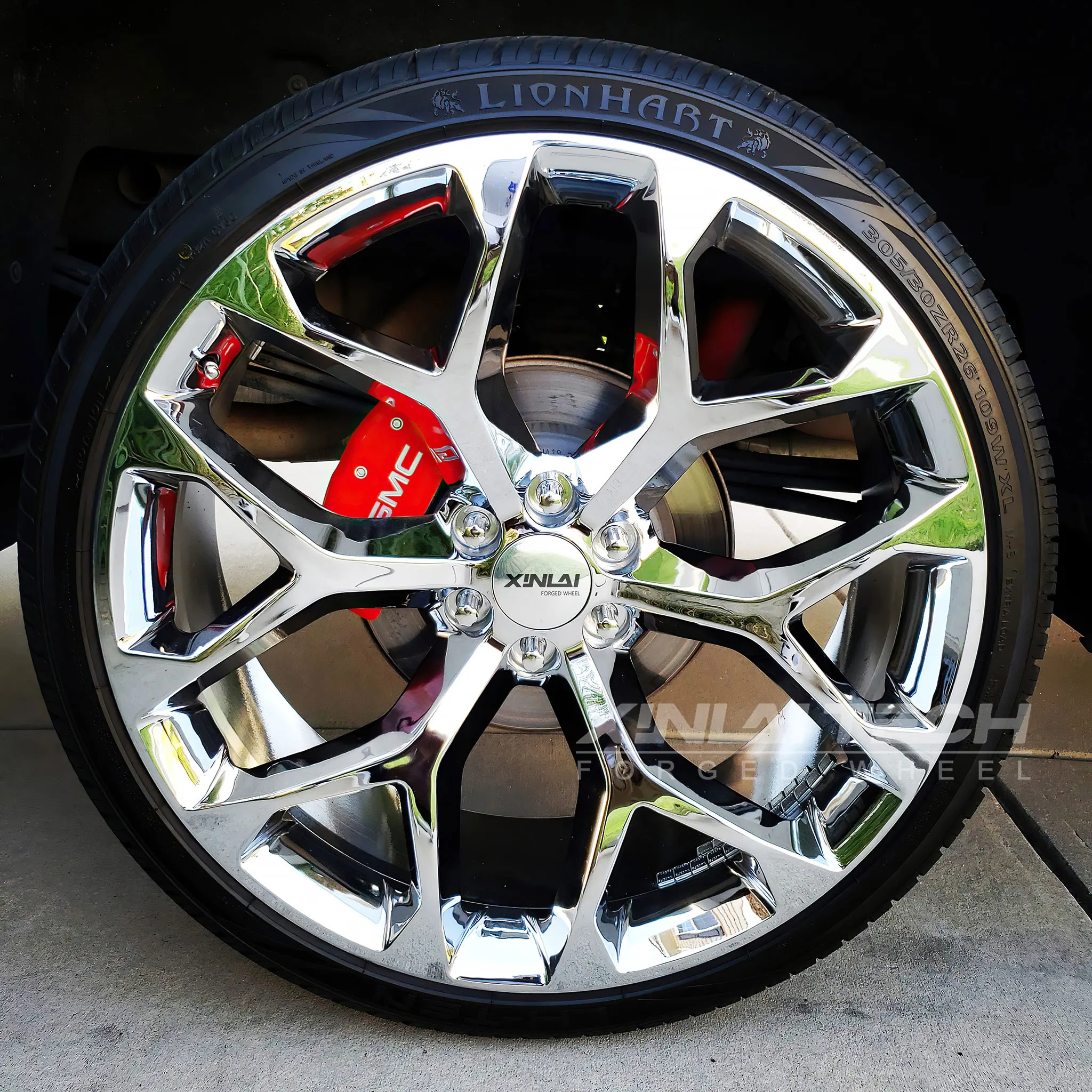 XL Forged Truck Wheels Chrome Rims Multi-Spoke 6x135 6x139.7 6x127 6x120 8x170 8x165.1 for GMC Sierra Silverado Ford F-150 - Image 4