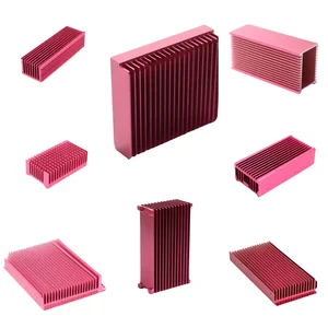Custom CNC Machining Services Color Anodized Aluminum Heatsink for Rocket Components MOQ 1 Unit RC Parts ACCS Drones Accessories