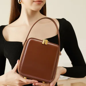 Women's 2026 New Bag Women's Fashion Leather Light Luxury Crossbody Bag Hand Bill Shoulder Bag
