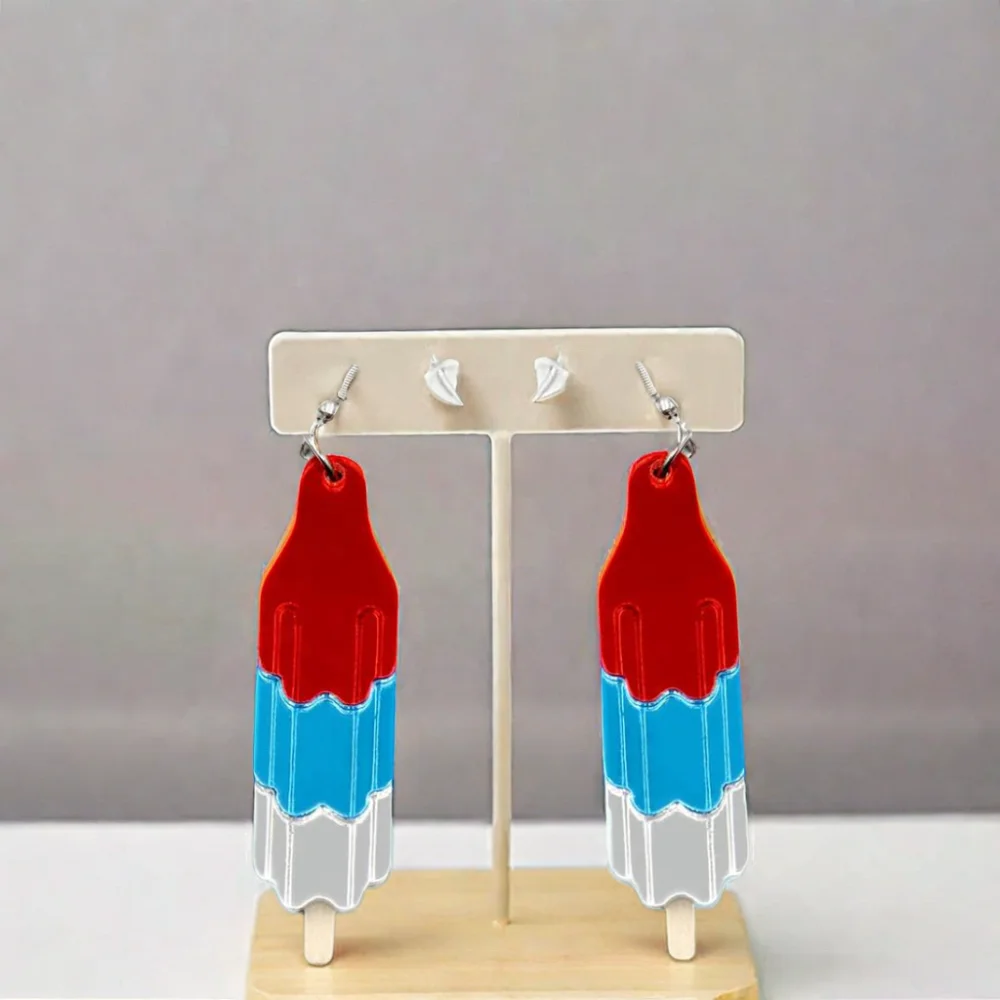 YCXER2479 Unisex Drop Earrings Latest Design Acrylic Popsicle for Wedding Party Engagement or Gift Cute Style manufacture