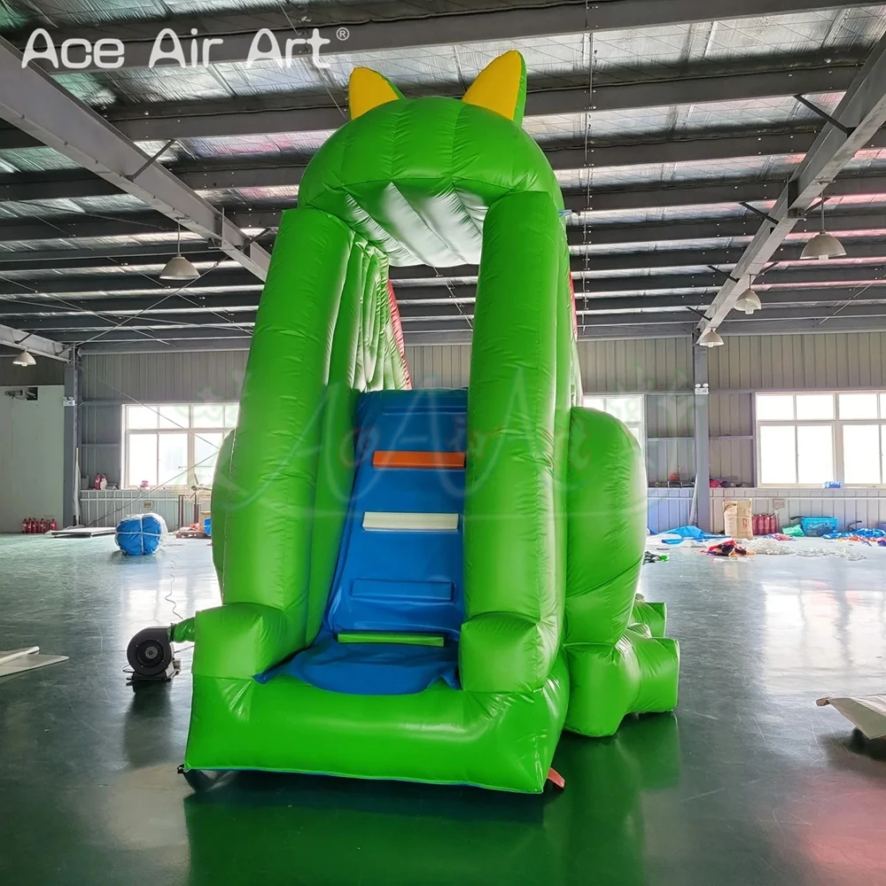 Latest Design Inflatable Frog Slide Bouncy Water Slide for Kids, Garden Trampoline Park & Adventure Park, Inflatable Slide