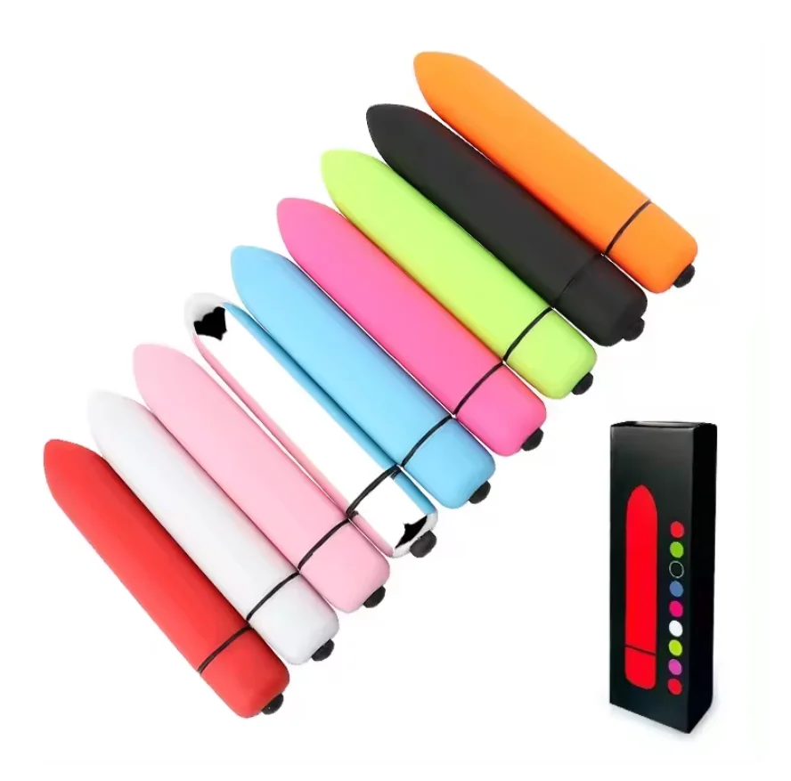 Waterproof 10 Colors 10 Speeds Mini Bullet Vibrator Female Clitoris Stimulator Dildo Vibrator Female Sex Products Sex Toys
