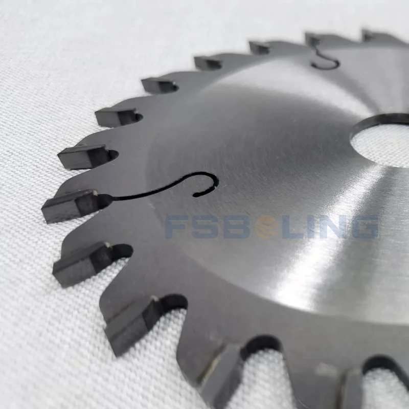 Fsboling Table Saw Wood Cutting Double Blade Circular Saw Blade For