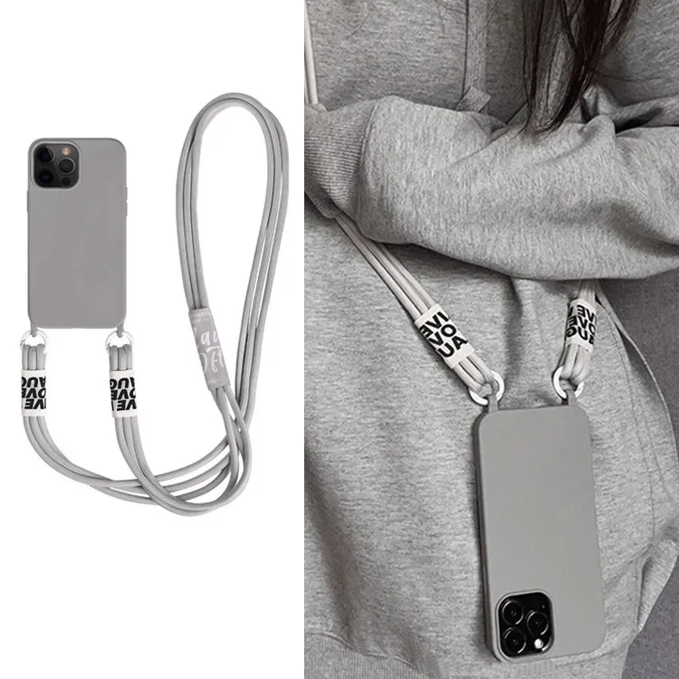 Suitable For IPhone 15 Phone Case New Crossbody Strap Iphone 14 Pro Max Niche High Sensitivity_voghion.com