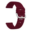 wine red band silver buckle