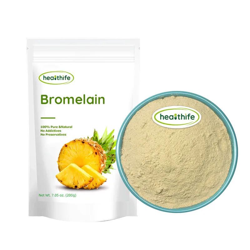 Healthife Pineapple Extract 2400gdu Ananase Bromelin Powder Enzyme Bromelain Buy Pineapple