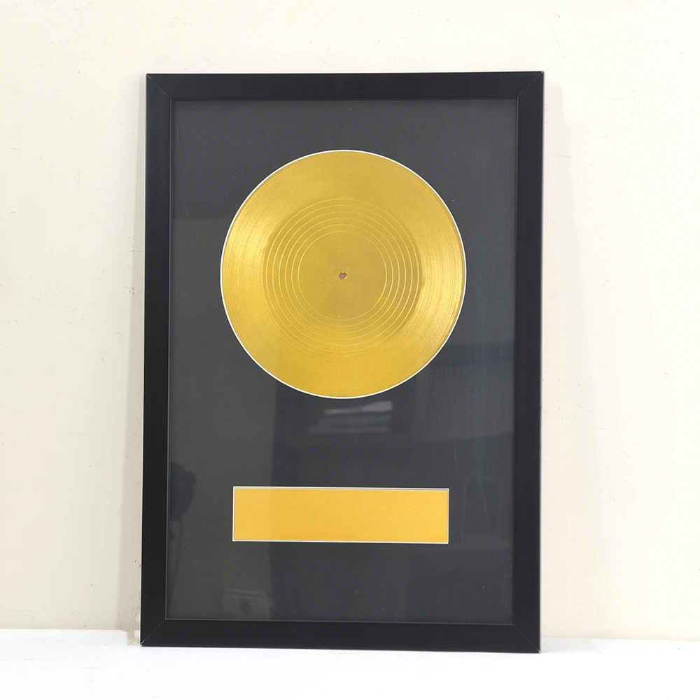 40cm X 60cm Black Wood Vinyl Record Frame for Displaying Your Favorite Records, Perfect for Home Decor.