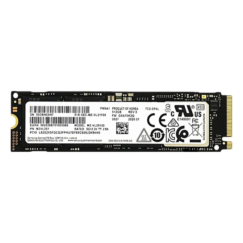 Samsung PM9A1 SSD - High-Speed Storage for Laptops & Pcs