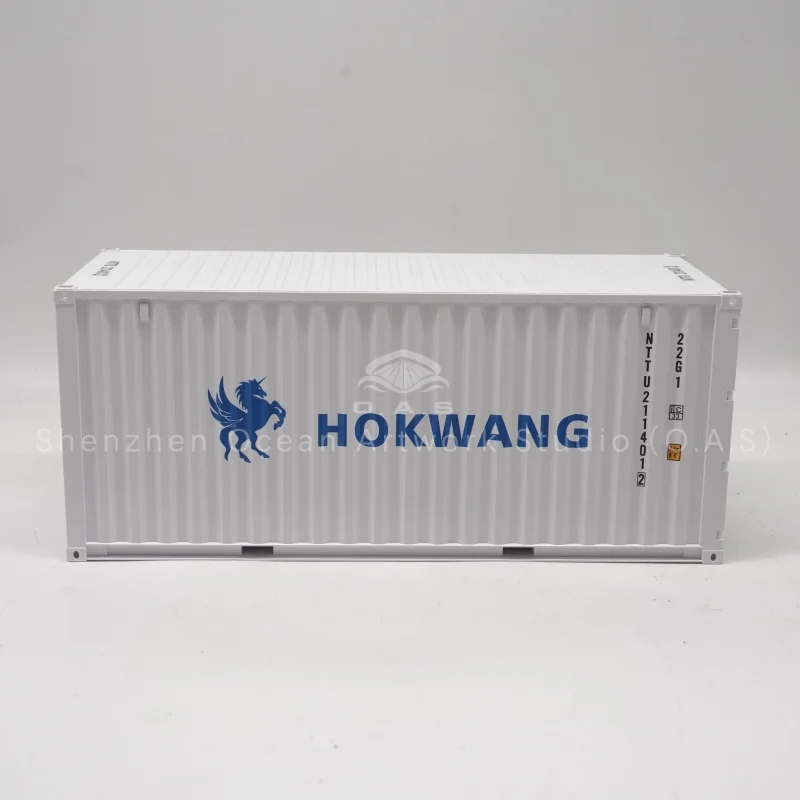 Highly simulated HMM container model, made of high-quality ABS material with fine workmanship. Customized service supports logo, color and pattern design to meet corporate needs. These products feature realistic details, durable construction and exquisite appearance, ideal for logistics gifts, exhibitions, collections and promotional items. Professional factory production ensures stable quality, accepts small and bulk orders, perfect for shipping and logistics enterprises to enhance brand image.Amber@vesselmodel.com Tel: +86 18038048785