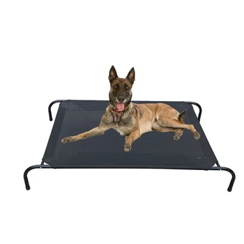 waterproof medium dog pet cat folding bed elevated metal raised