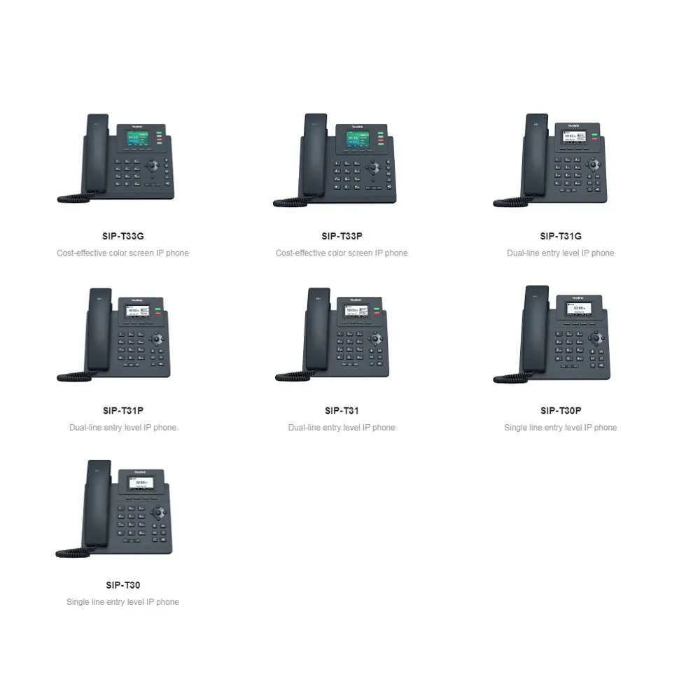 Wholesale SIP-T30/T30P Entry-level IP Phone T3 series with 1 sip Lines & HD  voice From m.alibaba.com