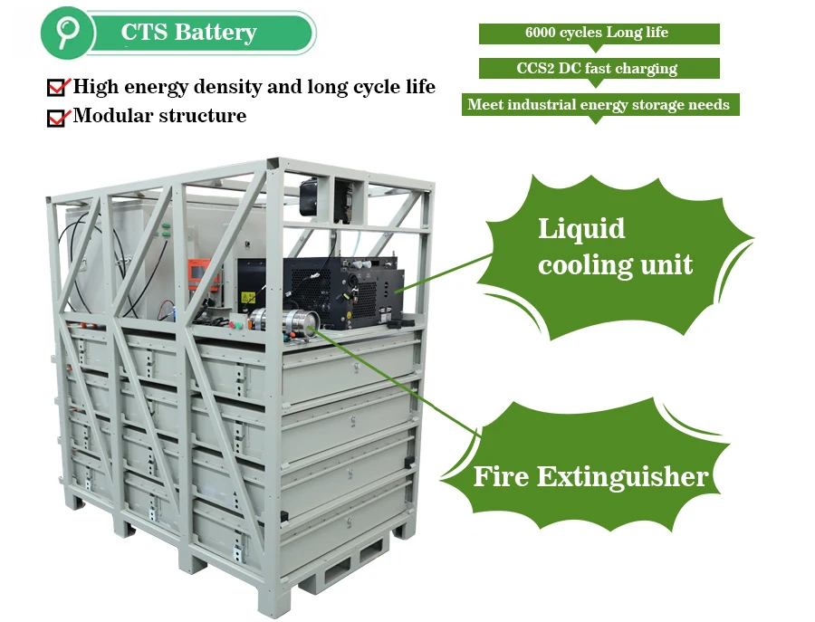 CTS Energy Storage Battery 100KWH 150KWH 186KWH High Voltage LiFePO4 Lithium Battery details