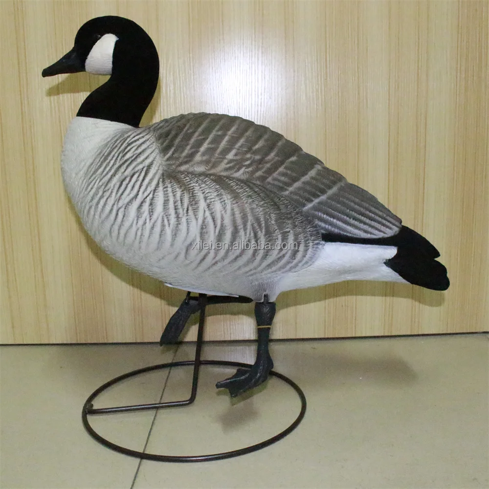 Xilei Wholesale Plastic Decoy Goose Flocked Head And Tail Canada Decoy