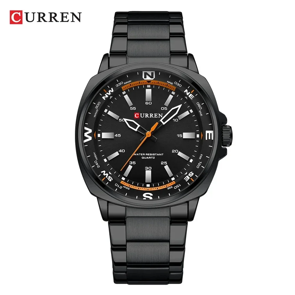 Curren *出品 Curren 8455 Quartz Watch - Stylish & Durable Men's Timepiece