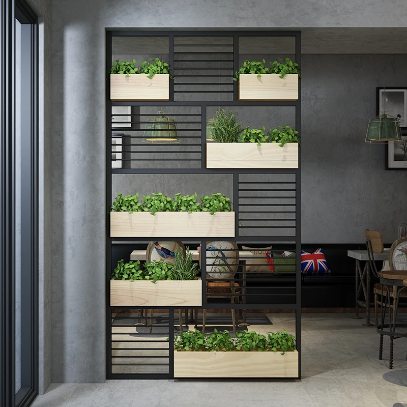 Alibaba.com: Loft Industrial Plant Stand, Hollow Office Partition ...
