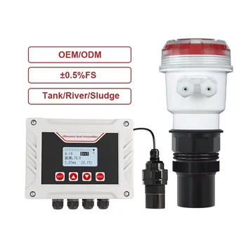 Digital Water Tank Level Meter Ultrasonic Level Sensor M18 Sludge Level ...