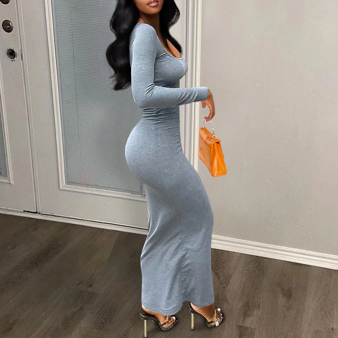 princess polly baby blue dress Brooklyn Black Long Sleeve Sequin Mini Dress – Lace & Beads main image 0