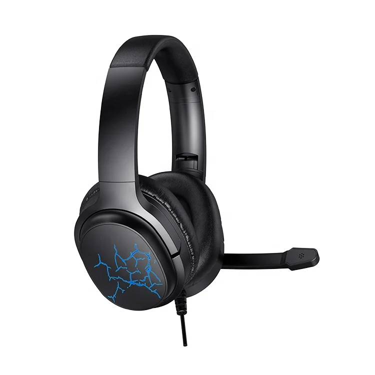 H213U Havit Quality Custom Logo Led Wier Head Phones Stereo Office Bass Wire on Ear Headset Headphones Usbheadset