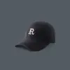 Gorra de béisbol R estilo regular - gris