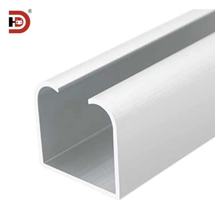 product 30  32 hanging rail u shaped groove assembly line extruded aluminum profile hanging strip placed pulley slide rail-6
