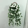 25 white roses-bouquet not included