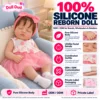 Pink White Polka Tulle Dress