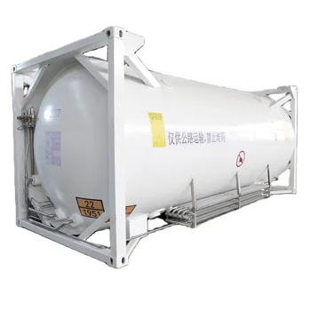 Factory supply 20' container ISO Tanks container transport cryogenic tank for LIN LN2 LAR LCO2 LO2 LNG with good price