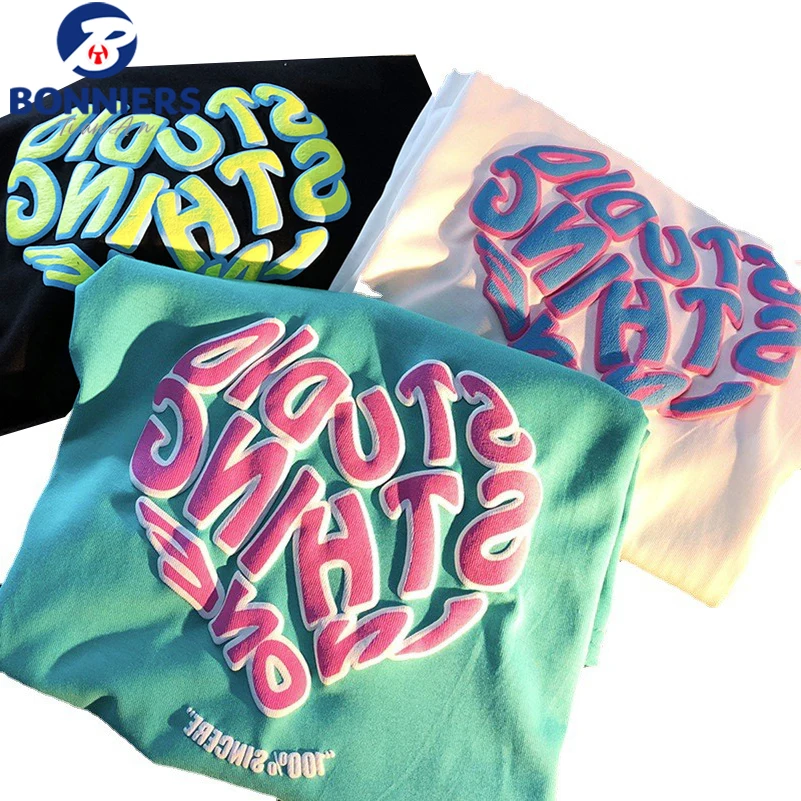 Oem 3d Printed T Shirt Custom Logo Oversized Tshirt Manufacturer High Quality 100% Cotton ...