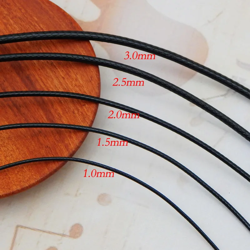 1-3mm Thick Mens Necklace Choker Durable Cord Clasp