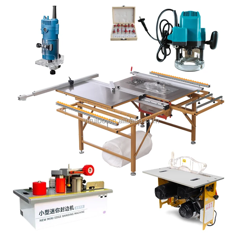 Single Phase Combination Woodworking Power Tool Multifunctional Cutting Machine Wood Circular Saw