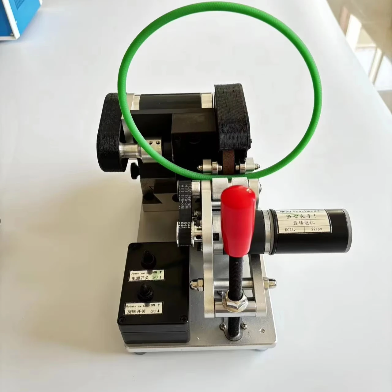 Factory Direct 220V Automatic Round Belt Sander Industrial Rubber Processing Machinery for Grinding PU & PVC Belts