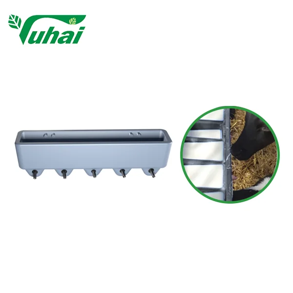 8L Green Plastic Cow Milk Bucket with Nipple Calf Milk Buckets for Cattle Feeding Animal Feeders supplier