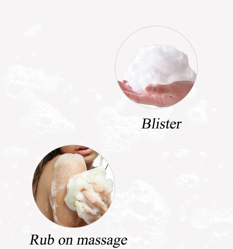 Oem Natural Cleaning Bleaching Shower Gel Skin Lightening Body Wash Pod