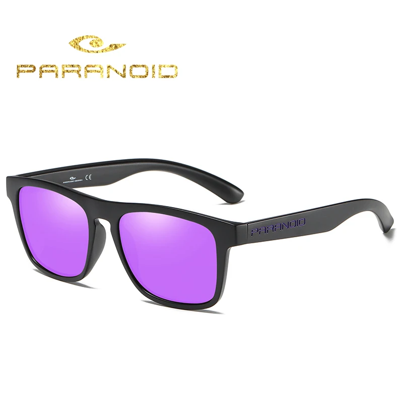 PARANOID Polarized Sports Sunglasses Men Women TAC HD Lens Driving
