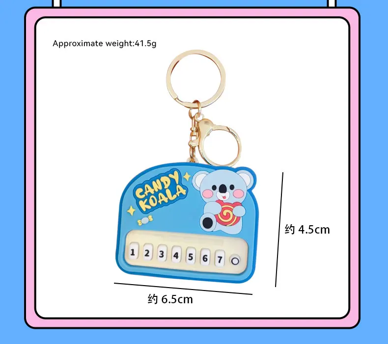 product animal mini piano keychain four animal styles available seven musical notes for you to match car keychain bag pendant540-60