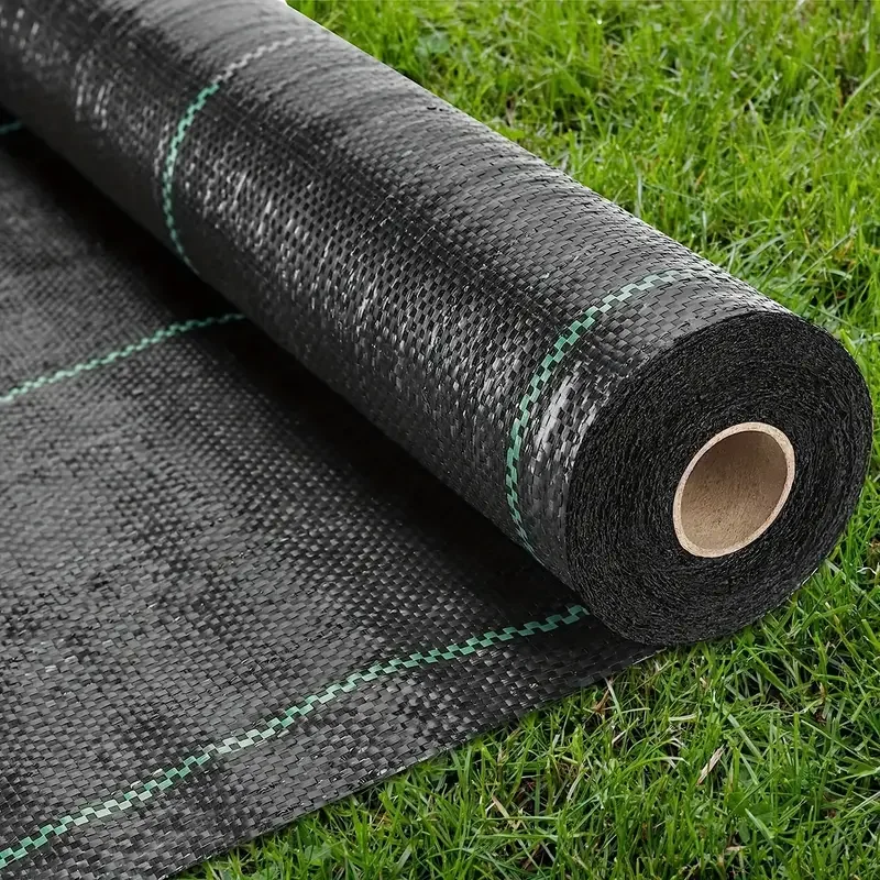 Agricultural Black Color Mulch Film Cloth Weed Barrier Weed Mat Nonwoven Fabric for Agriculture Ground Cover