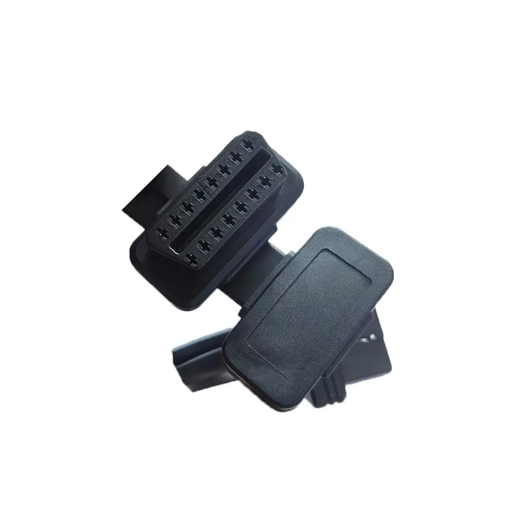 Obd2 One-to-two Extension Extension Cord Flat Wire With Switch for Car Diagnostics